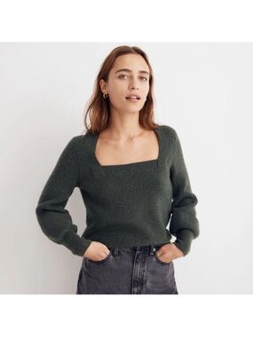 Melwood Women's Square-Neck Pullover Sweater Long Sleeve in Coziest Yarn Size XS